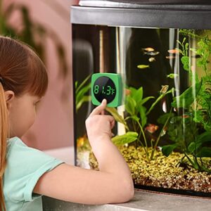 Aquarium Thermometer Digital, PAIZOO Fish Tank Thermometer Accurate LED Display to ±0.9°F Tank Thermometer Aquarium Temperature Measurement Suitable for Fish, Axolotl, Turtle or Aquatic