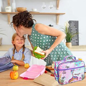 RHCPFOVR Kids Lunch Bag - Insulated Lunch Box for Boys Girls,Washable Lunch Bag and Reusable Toddler Leak-proof Lunchbox for School and Daycare