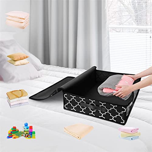 XIANGLIANG Storage Containers for Blankets 1 Pack Storage Bins Clothes Storage Foldable Blanket Storage Bags Under Bed Storage Containers For Organizing Clothing Storage Bins for Shoes
