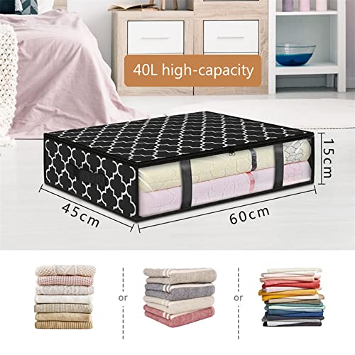 XIANGLIANG Storage Containers for Blankets 1 Pack Storage Bins Clothes Storage Foldable Blanket Storage Bags Under Bed Storage Containers For Organizing Clothing Storage Bins for Shoes