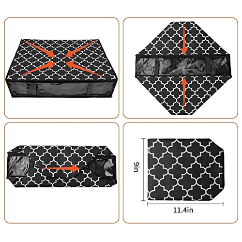 XIANGLIANG Storage Containers for Blankets 1 Pack Storage Bins Clothes Storage Foldable Blanket Storage Bags Under Bed Storage Containers For Organizing Clothing Storage Bins for Shoes