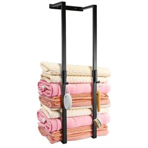 kalekey towel holder towel rack wall mounted for bathroom 28"
