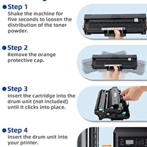 TN760 15000 Pages 5 Packs Toner Cartridge Replacement with Chip for Brother TN-730 TN-760 Black High Yield for Printer DCP-L2550DW HLL2395DW