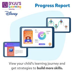 BYJU'S Magic Workbooks: Disney Pre-K Math, Language & Reading - Ages 3-5 - Includes Disney & Pixar Characters - for Boys & Girls - Works with iPad & Fire Tables (Osmo Base Required)