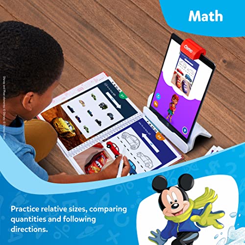 BYJU'S Magic Workbooks: Disney Pre-K Math, Language & Reading - Ages 3-5 - Includes Disney & Pixar Characters - for Boys & Girls - Works with iPad & Fire Tables (Osmo Base Required)