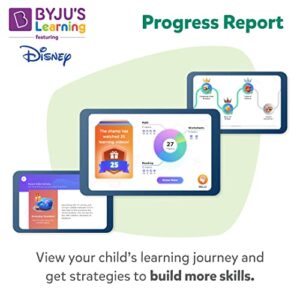 BYJU'S Magic Workbooks: Disney 1st Grade Math, Language & Reading - Ages 5-7 - Includes Disney & Pixar Characters - for Boys & Girls - Works with iPad & Fire Tables (Osmo Base Required)