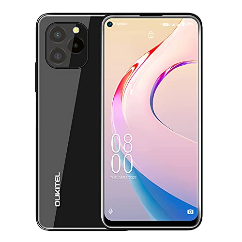 Unlocked Cell Phone, 6.8" HD Screen, Full Glass Appearance Design, Android 11 Unlocked Smartphone 6GB+128GB/ 256GB Expandable 48MP Camera 6500mAH Battery 4G Dual Analog Face/Fingerprint ID OTG