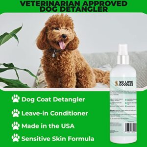 We Love Doodles Dog Detangler Spray - Leave-in Conditioner for Dogs - Dog Detangling Spray - Dematting Spray for Dogs - Tangle Remover - Made in The USA - Large 16 fl oz (Lavender)