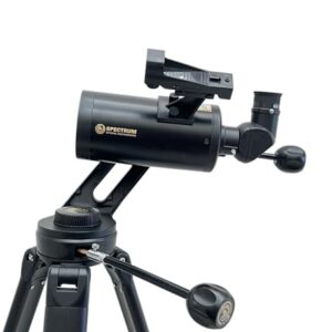 SpectrumOI Telescope for Adults and Kids, 70mm Maksutov Telescope for Adults Astronomy, Telescope for Kids 8-12 Telescopio for Astronomical Exploration and Kids' Fascination with Astronomy,AZ Mount