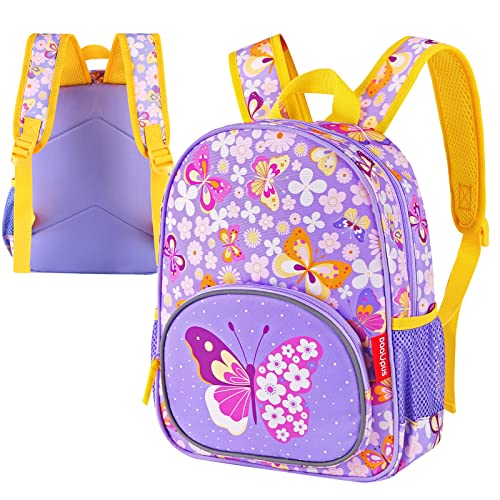 Daaupus 12-Inch girl preschool backpack,Kids Backpack for Boys & Girls, Perfect for Daycare and Preschool, Unique design print backpack for school and travel