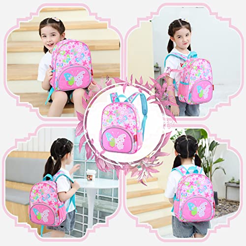 Daaupus 12-Inch girl preschool backpack,Kids Backpack for Boys & Girls, Perfect for Daycare and Preschool, Unique design print backpack for school and travel