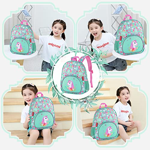 Daaupus 12-Inch girl preschool backpack,Kids Backpack for Boys & Girls, Perfect for Daycare and Preschool, Unique design print backpack for school and travel