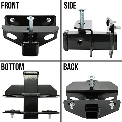 KUAFU Class 3 Towing Trailer Hitch Compatible with 2003-2020 Dodge Ram 1500 2500 3500 Rear Receiver Hitch Tow Towing Combo W/Cover Kit - 2 inch