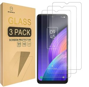 mr.shield [3-pack] designed for tcl 30 xl/tcl 30xl [tempered glass] [japan glass with 9h hardness] screen protector with lifetime replacement
