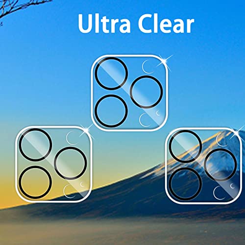 Dengduoduo 【3 Pack】 Tempered Glass Camera Lens Protector for iPhone 12 Pro Max 6.7", Ultra HD, 9H Hardness, Anti-Scratch, Case Friendly, Easy to Install [No Affect on Night Shots]