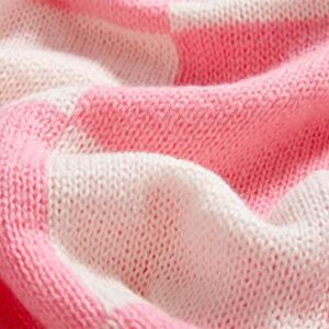 YIRUIO Giant Checkered Spuer Big Oversize Blankets Throw 120''x120'' (10'x10') Extra Large Cozy Knit for Bed Couch Sofa Office Company Home Decor Outdoor (Pink)