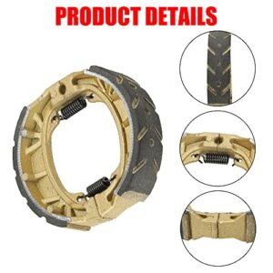 GREHUA CG125 105mm Drum Brake Shoes Pads Chain Tensioner Adjuster Kit for 212cc 196cc 6.5hp Coleman BT200X CT200U Trail 200 CT200U-EX Baja Warrior MB165 Massimo MB200 CRF70 Motorsports Mini Bike Parts