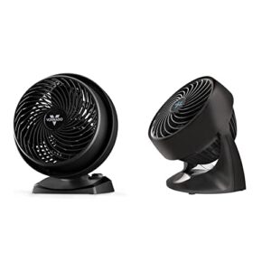 vornado 52 whole room air circulator fan with 3 speeds, black & 133 compact air circulator fan