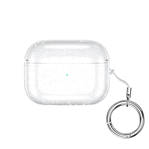 SaharaCase Sparkle Series Case for Apple Airpods Pro 2 (2nd Generation) [Rugged] Full Body Protection Antislip Grip Slim with Keychain