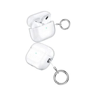 SaharaCase Sparkle Series Case for Apple Airpods Pro 2 (2nd Generation) [Rugged] Full Body Protection Antislip Grip Slim with Keychain