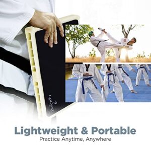 Logest Rebreakable Boards Martial Arts - Taekwondo Karate MMA Boards - Reusable Plastic Training Breaking Boards for Kids & Adults Available in 4 Levels (6 Levels Set - White Y B R B Black)