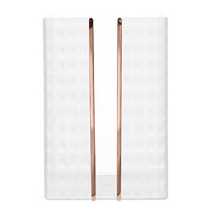 zerodeko wall mount paper towel dispenser transparent folded paper towel holder hand towel guest towel napkin holder box for bathroom toilet kitchen