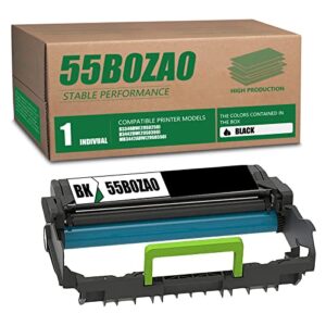 paxa compatible b3340 55b0za0 high yield imaging unit replacement for lexmark , works with b3340dw(29s0250) b3442dw(29s0300) printer, approximately 40,300 pages (1-pack, black )