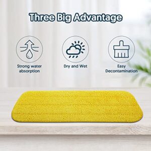 Spray Mops Heads Pads Compatible with Swiffer PowerMop - MEXERRIS Floor Mop Heads Replacement Microfiber Mop Pads Refills Reusable Mop Pads Compatible with Swiffer Power Mop All Spray Wet Mops, 7 Pcs