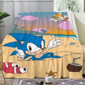 cartoon blanket,ultra soft flannel fleece blanket stylish bedroom living room sofa warm blanket for family (pic 1, 50 x 40 inches)