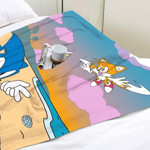 Cartoon Blanket,Ultra Soft Flannel Fleece Blanket Stylish Bedroom Living Room Sofa Warm Blanket for Family (Pic 1, 50 x 40 inches)