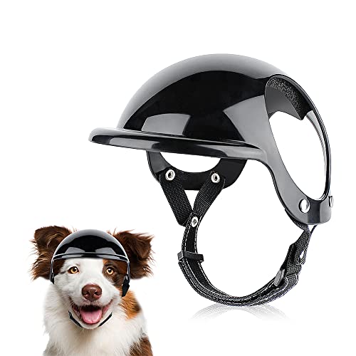 Pet Helmet Dog Motorcycle Helmet Dog Hard Hat Outdoor Sport Pet Cap for Cats, Small, Medium, Large Dogs (Large)