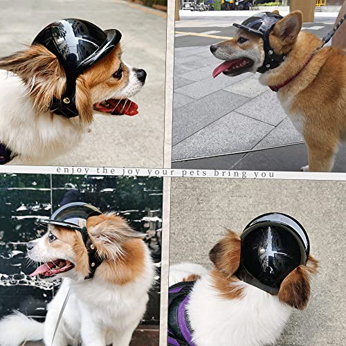 Pet Helmet Dog Motorcycle Helmet Dog Hard Hat Outdoor Sport Pet Cap for Cats, Small, Medium, Large Dogs (Large)