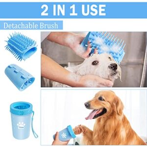 Tinioey Dog Paw Cleaner for Medium Dogs, Dog Paw Washer Pet Paw Cleaner Muddy Paw Cleaner, Dog Foot Washer Paw Buddy Paw Scrubber Paw Plunger