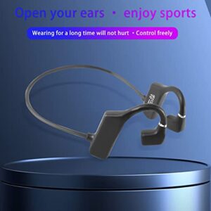 Bluetooth Headphones - Open Ear Sport Headphones, Bluetooth 5.2 Wireless Earphones with Built-in Mic, Sweat Resistant Headset for Running, Cycling, Hiking