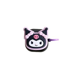 case for samsung galaxy buds pro case/galaxy buds 2 case/galaxy buds live case, shockproof protective samsung earbuds case cover with keychain for women girls (cartoon kawaii)