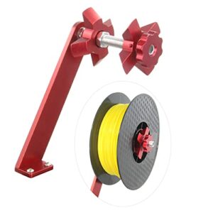 yeebyee upgrade filament spool holder kit with bearing rotatable holder for ender 3/ender 3 v2/ender 3 pro/ender 5/cr-10 3d printer (spool holder)