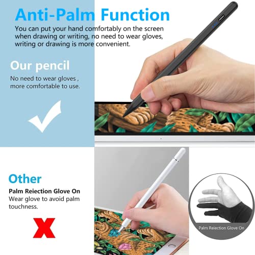 Stylus Pen/Apple Pencil for iPad 10/9th Gen,iPad Pen Compatible with (2018-2022) Apple iPad Pro 11 & 12.9 inch,iPad Mini 6th/5th Gen, iPad Air 3/4/5,iPad 6/7/8th Gen for Writing/Drawing