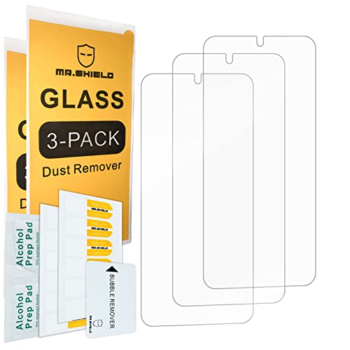 Mr.Shield [3-Pack] Designed For OnePlus 10T 5G [Tempered Glass] [Japan Glass with 9H Hardness] Screen Protector with Lifetime Replacement