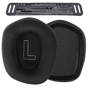 julongcr g733 earpads replacement ear pads cushions cups muffs accessories compatible with logitech g733 gaming headset parts. (black) (black)
