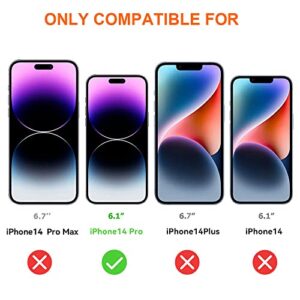 Focuses iPhone 14 Pro Blue Light Screen Protector iPhone 14 Pro Anti Blue Light Screen Protector 6.1inch.Anti Blue Light Tempered Glass Film for iPhone 14 Pro 3-Pack