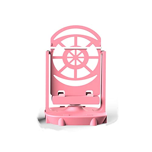 Phone Swing Step Counter Pedometer Walking Swing Shaker Mobile Stand Phone Wiggler for Poke-mon Go Phone Wiggler Accessories Phone Stand Holder(Support 2 Phones Under 6.5 Inch) (Pink)