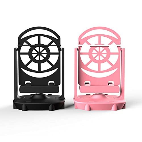 Phone Swing Step Counter Pedometer Walking Swing Shaker Mobile Stand Phone Wiggler for Poke-mon Go Phone Wiggler Accessories Phone Stand Holder(Support 2 Phones Under 6.5 Inch) (Pink)