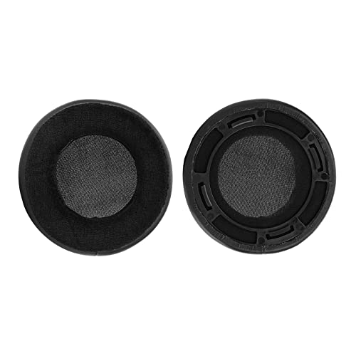 Geekria Comfort HybridVelour Replacement Ear Pads for Hifiman HE400SE HE400 HE400I HE400S HE560 560I HE500 300 HE350 Headphones Ear Cushions, Headset Earpads, Ear Cups Cover Repair Parts (Black)