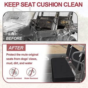 StarknightMT UTV Mule Pro Seat Covers Waterproof 1680D Mule Seat Covers Compatible with Kawasaki Mule PRO-FXT FX DXT DX 2015-2023 Durable Mule PRO FXT Accessories