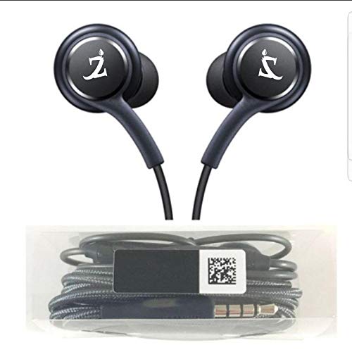 Works By ZamZam PRO Stereo Headphones Compatible with Samsung Galaxy Amp Prime with Hands-Free Built-in Microphone Buttons + Crisp Digital Titanium Clear Audio! (3.5mm, 1/8 inch)
