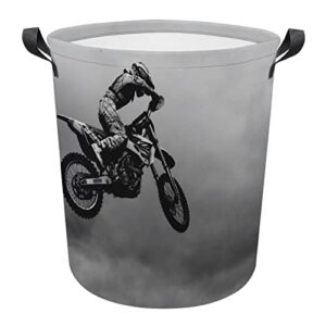 motocross motorcycle laundry basket extreme sports outdoor laundry basket with handle waterproof laundry hampers foldable laundry bags dirty clothes toys storage bag one size