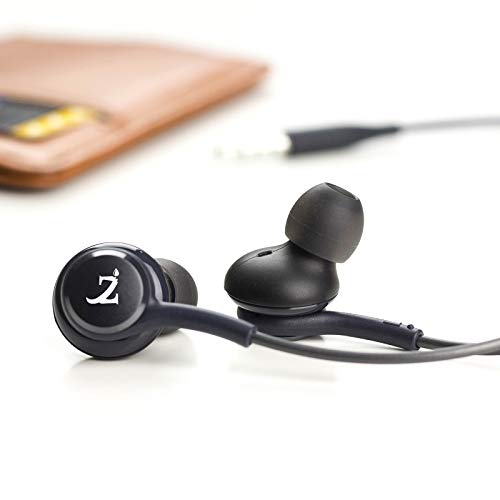 Works By ZamZam PRO Stereo Headphones Compatible with Samsung Galaxy Tab A8 10.5 with Hands-Free Built-in Microphone Buttons + Crisp Digital Titanium Clear Audio! (3.5mm, 1/8 inch)