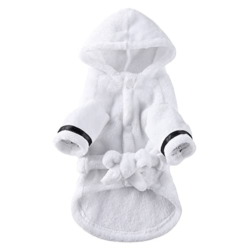 HonpraD Hotel Nightgown Bathrobe Dog Pajamas Clothes Bath Bathrobe Towel Pet Pet Cat Pet Clothes Fab Dog Clothes