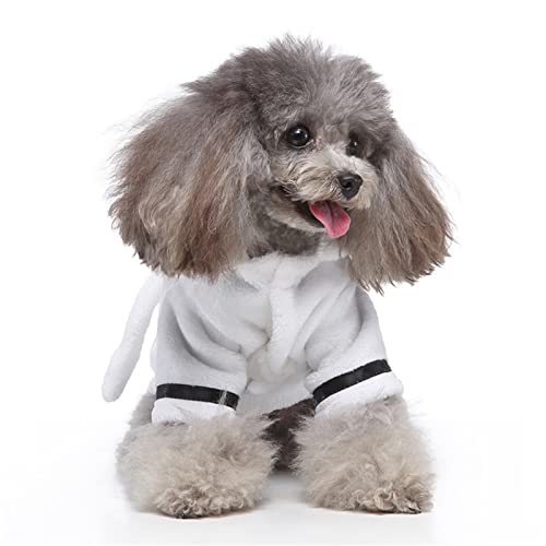 HonpraD Hotel Nightgown Bathrobe Dog Pajamas Clothes Bath Bathrobe Towel Pet Pet Cat Pet Clothes Fab Dog Clothes