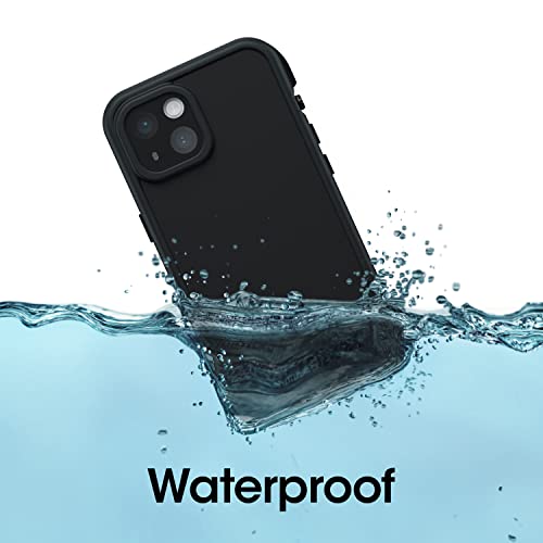 OtterBox FRĒ Series Waterproof Case with MagSafe (Designed by LifeProof) for iPhone 14 Plus - Black